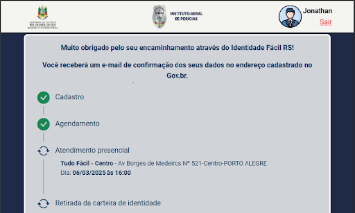 Identidade Fácil RS