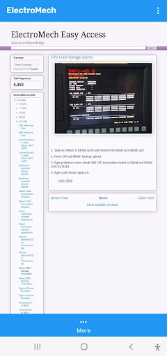 CNC Maintenance Screen 3