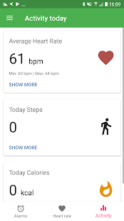 MI HR mit Smart Alarm - be fit Screenshot
