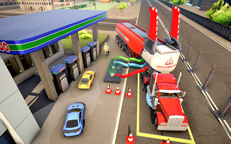Flying Oil Tanker Truck Games  screenshots 9