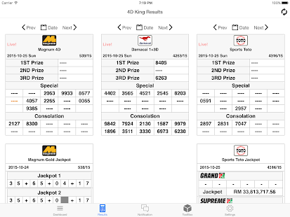 4D King Live 4D Results 4.610 APK screenshots 17