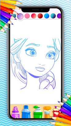 Frozen : Elsa Coloring Gameのおすすめ画像3