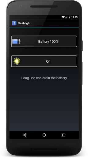 Android application Flashlight Widget screenshort