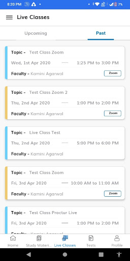 Android application ACCOLADE EDUCATION ACADEMY screenshort