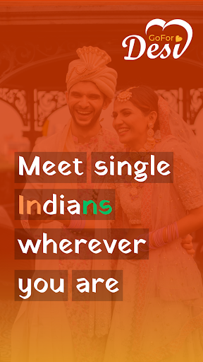 Android application GoForDesi: Dating & Matrimony screenshort