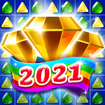 Cover Image of 下载 Jewel & Gems Mania 2020 - Match In Temple & Jungle 8.8.6 APK