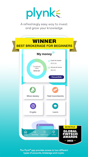 Android application Plynk: Investing Refreshed screenshort