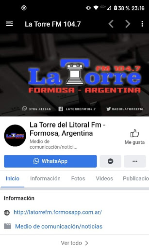 La Torre FM 104.7 Screen 2