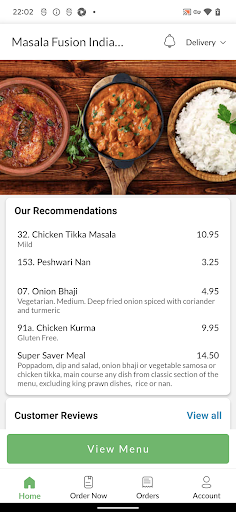 Masala Fusion IndianRestaurant Screen 2