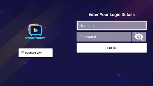 Android application StealtNet IPTV screenshort