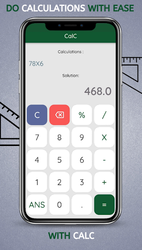 CalC- A Basic Calculator App Screen 2