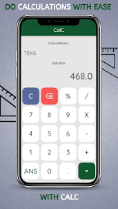 CalC- A Basic Calculator App