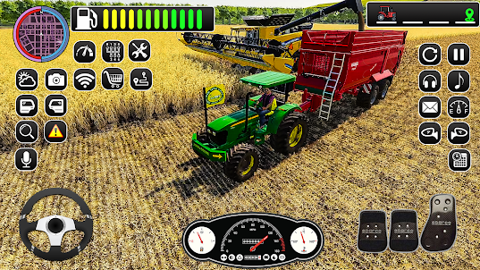 Игры на тракторе на ферме 2024