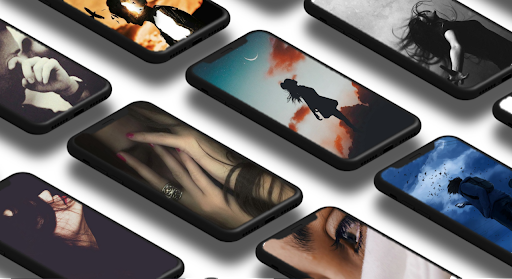 Android application sad pictures depression screenshort