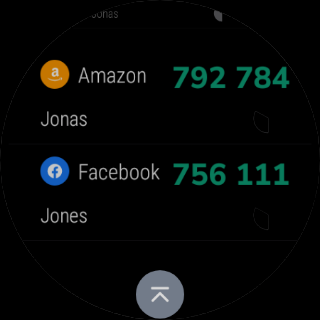 Screenshot of Authenticator App - OneAuth
