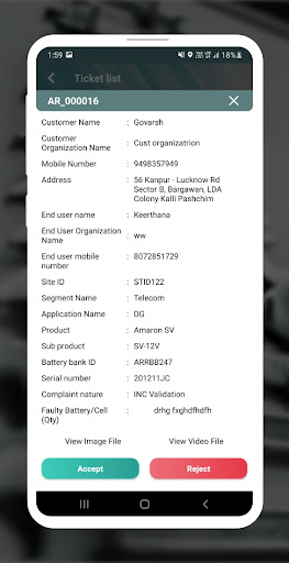 FieldPro AR care Screen 2