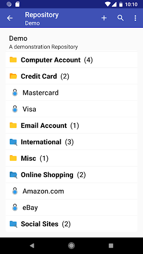 PWMinder Password Manager Screen 2