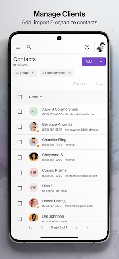 Android application RealOffice360® Real Estate CRM screenshort