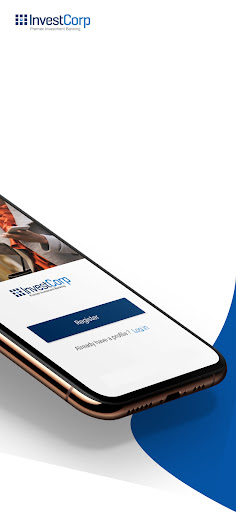 InvestCorp Mobile App Screen 2