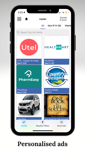 Android application Ads Bank - earn money and more screenshort