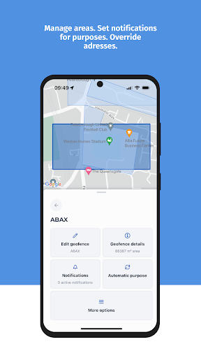 Screenshot of ABAX Admin