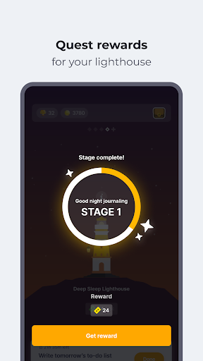 Screenshot of Lighthouse : Self-care app