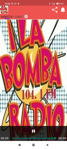 Android application La Bomba Radio Asturias screenshort