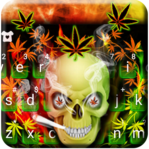 Smoke Skull Keyboard Theme logo