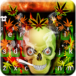 Cover Image of Download Smoke Skull Keyboard Theme  APK