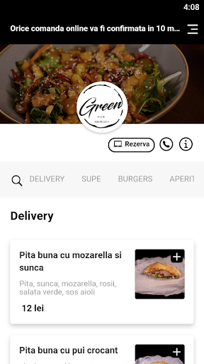 Android application GreenPub screenshort