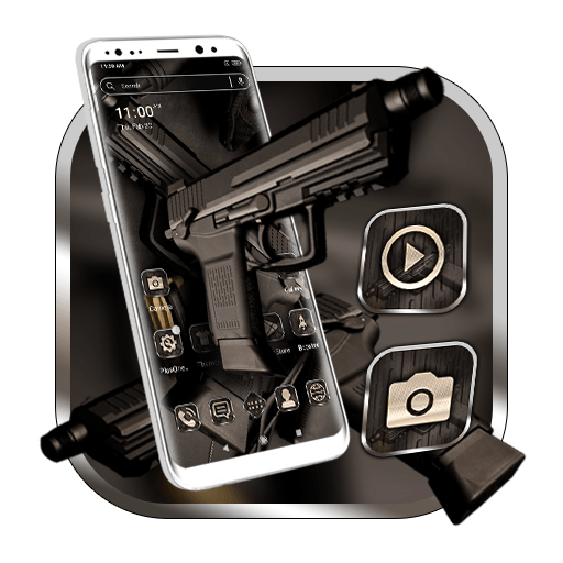 Cool Gun Launcher Theme logo