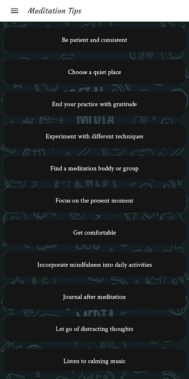 Meditation Tips - 1.2 - (Android)