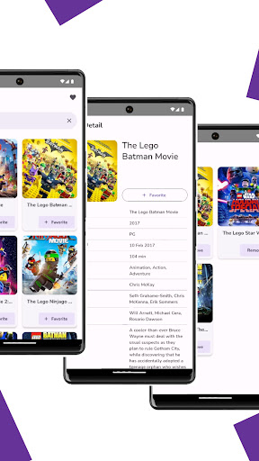 Android application Ernative OMDB screenshort