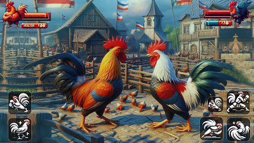 Android application Street Rooster Fight Kung Fu screenshort