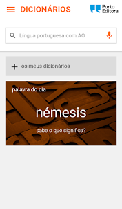 Dicionário Porto Editora