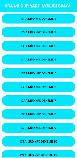 İcra Müdür Yardımcılığı Sınavı Screen 2