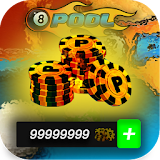 Coins For 8Ball Pool Prank icon