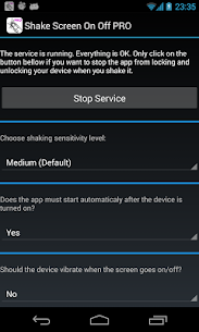 Shake Screen On Off PRO APK (Patched/Full Version) 1