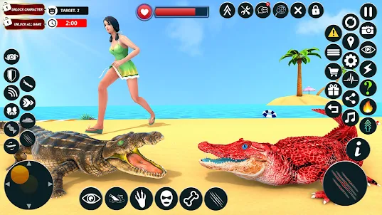 jogo de ataque de crocodilo
