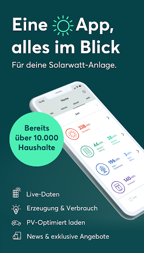 Android application SOLARWATT Home screenshort