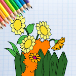 Cover Image of Скачать ColorPics: Flowers Coloring Book for Adult 1.2 APK