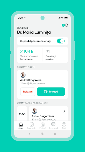 Android application Ringdoc Medic screenshort