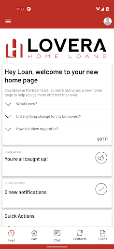 Android application Alfred by Lovera Home Loans screenshort