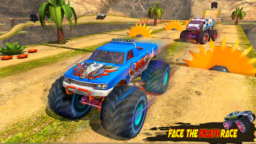 Android application Monster Truck Stunt Game screenshort