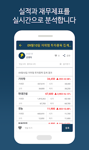 우량주 탐색기 – 우량 주식과 실적 주식 알림 Screenshot 2 - AppWisp.com