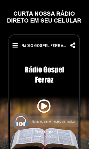 Android application Rádio Gospel Ferraz screenshort