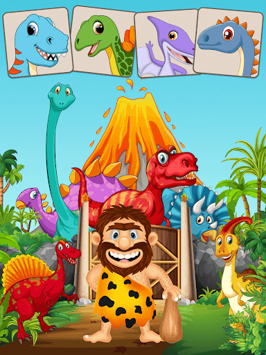 Screenshot of Dinosaurs Memory