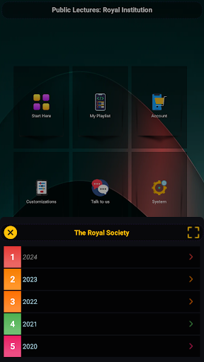 The Royal Institution TV Screen 2