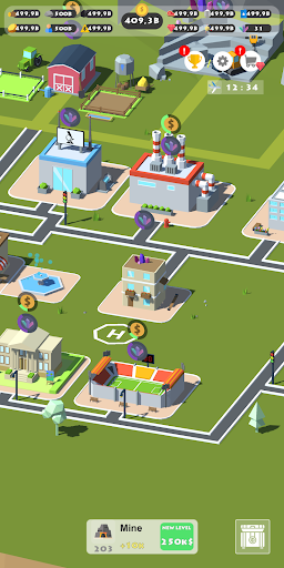 Android application TouchTown screenshort