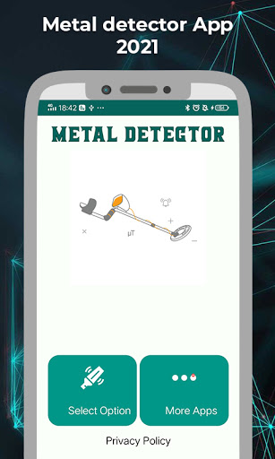 Android application Metal detector with sound screenshort
